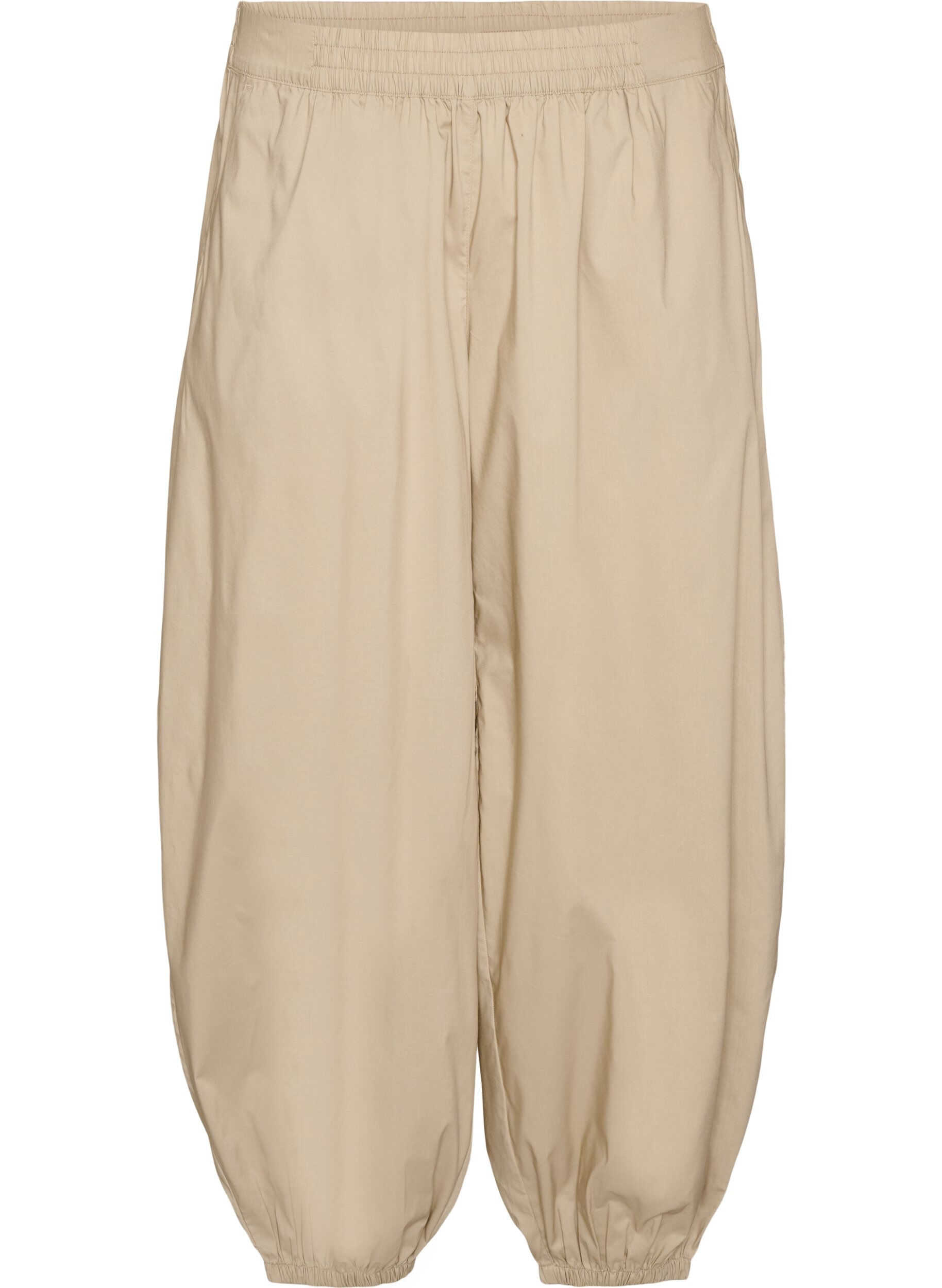 ZizziBallonbroek met zakken en een elastische tailleband, , Packshot image number 0