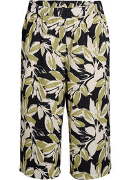 Culotte broek met print, Zwart