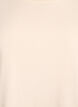Fijngebreide blouse met korte mouwen, Beige, Packshot image number 2