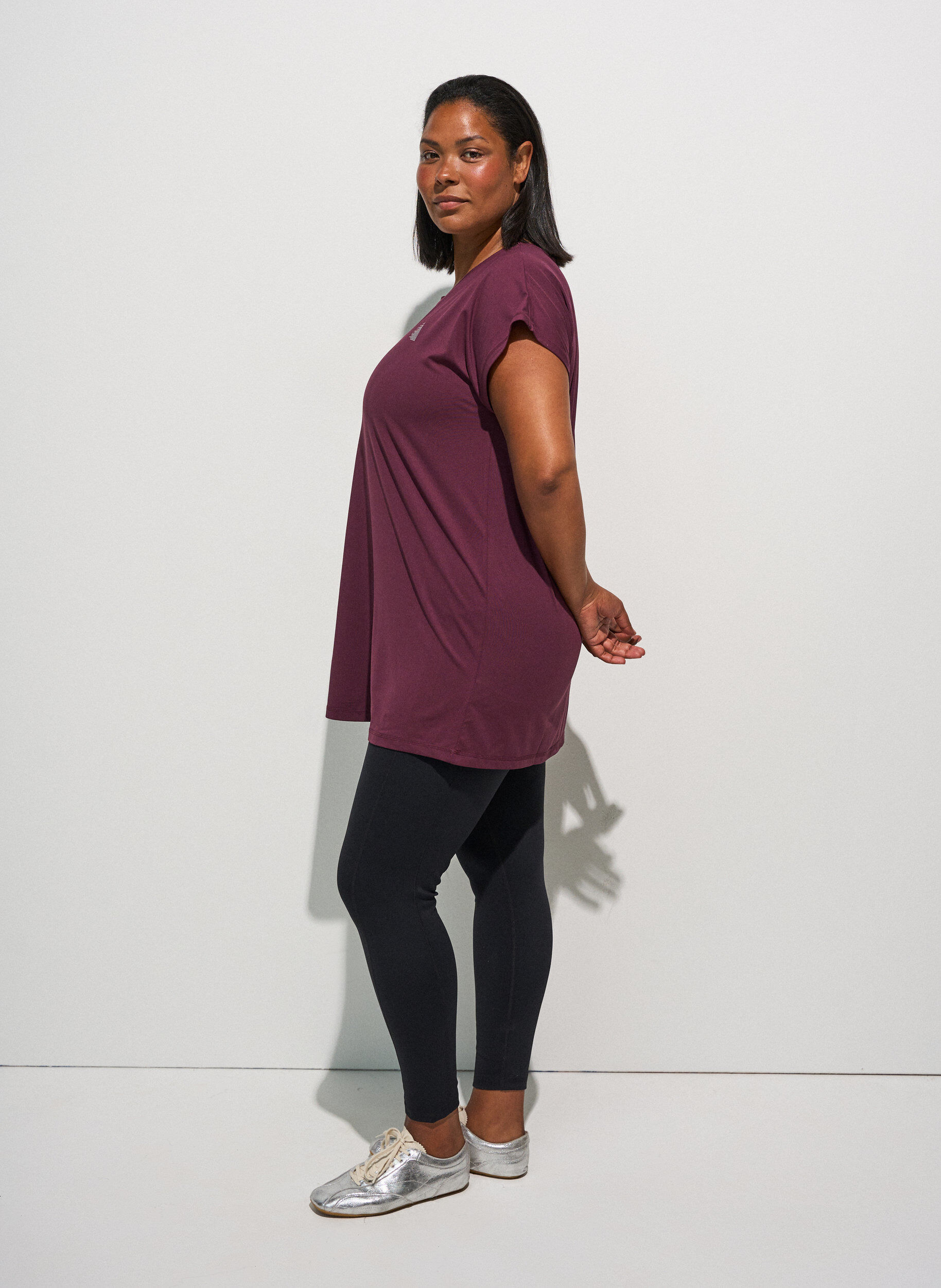 ZizziLang workout T-shirt, Rood, Model image number 3