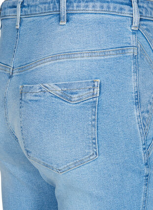 Super slim Amy jeans met opvallende stiksels, Light blue, Packshot image number 3