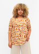Viscose blouse met knopen, Amber Green Tribe, Model image number 0