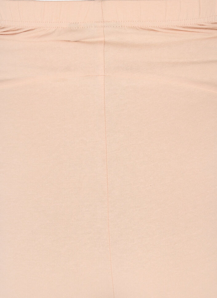 Strakke katoenen zwangerschapsshort, Beige, Packshot image number 3