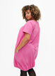 Jurk van katoen met korte mouwen, Roze, Model image number 2
