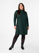 FLASH - Jurk met lange mouwen en col, Groen, Model image number 1