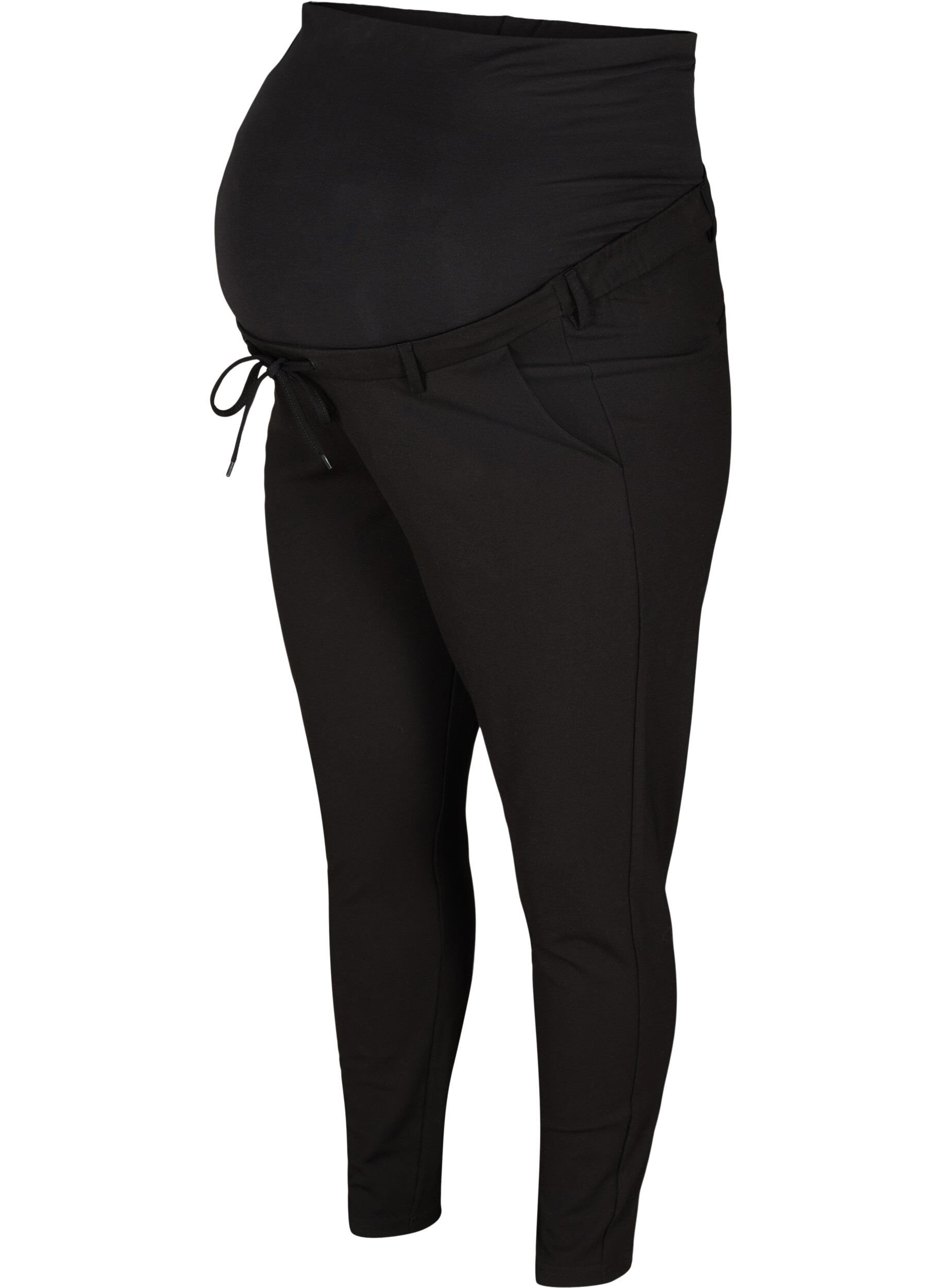 Zizzi Zwangerschaps Maddison broek, Black, Packshot image number 0