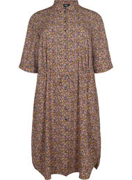 FLASH - Overhemdjurk met print, Multi Ditsy