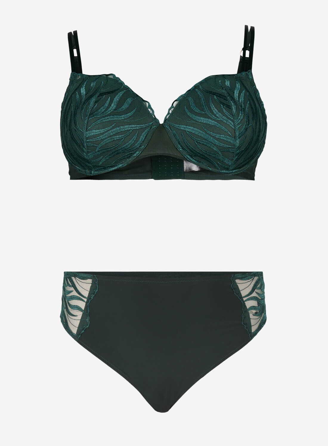 Zizzi Voorgevormde bh met borduursel, , Model