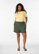 Korte broek met zakken en losse pasvorm, Groen, Model image number 1