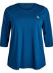 Training blouse met 3/4 mouwen, Blauw, Packshot image number 0