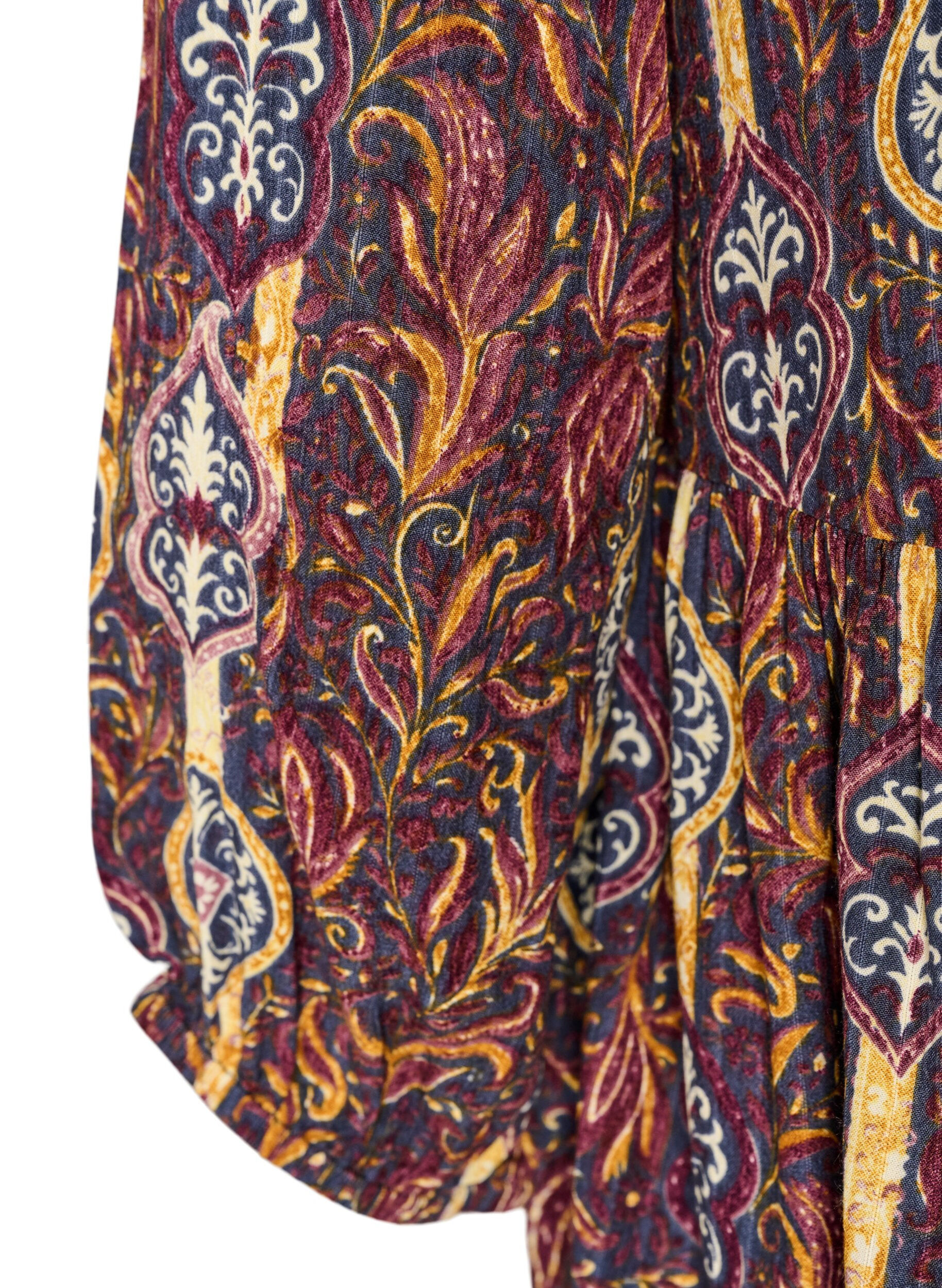 ZizziBlouse met paisleyprint en kanten detail, Paars, Packshot image number 3