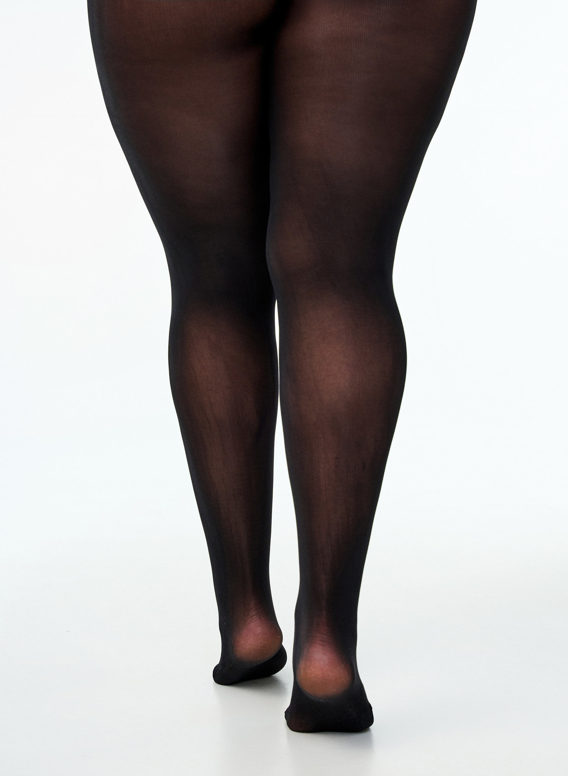 Zizzi Duurzame 50 denier panties, Zwart, Model image number 1