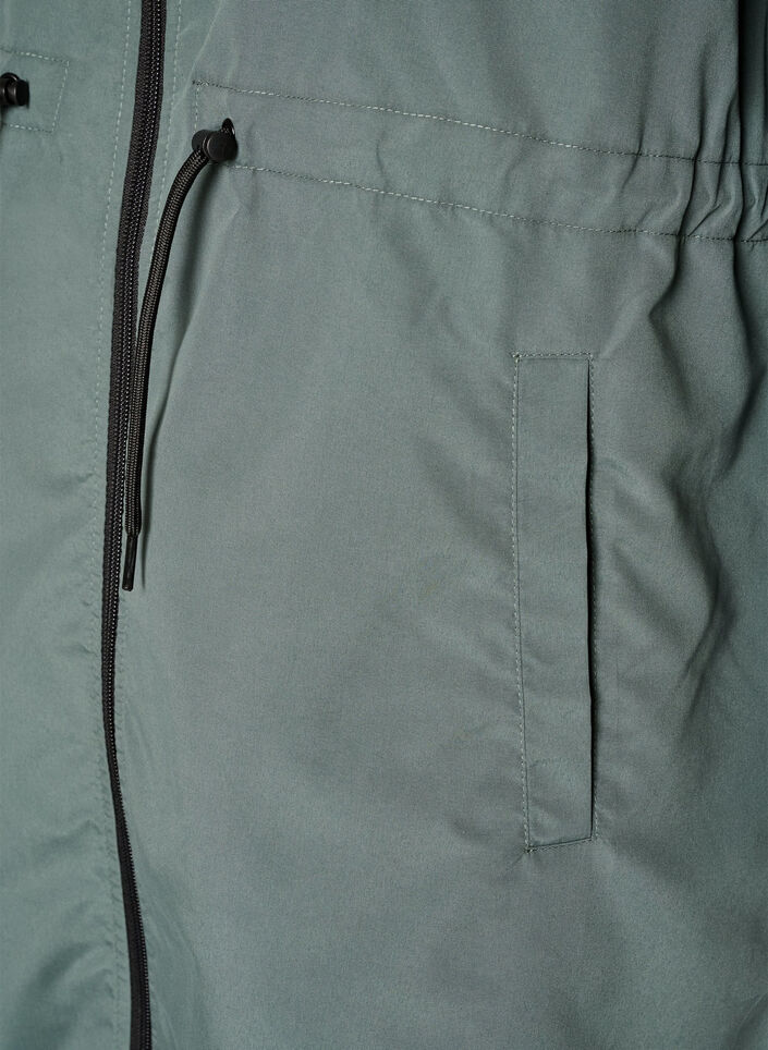 Lichtgewicht parka met een capuchon, Groen, Packshot image number 3