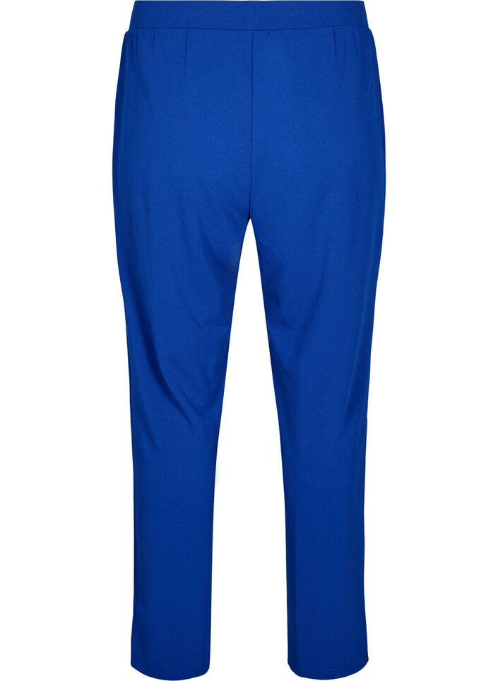Broek met rechte pasvorm, Blauw, Packshot image number 1