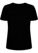 Katoenen T-shirt met ronde hals en print, Black W. Heart L., Packshot image number 1