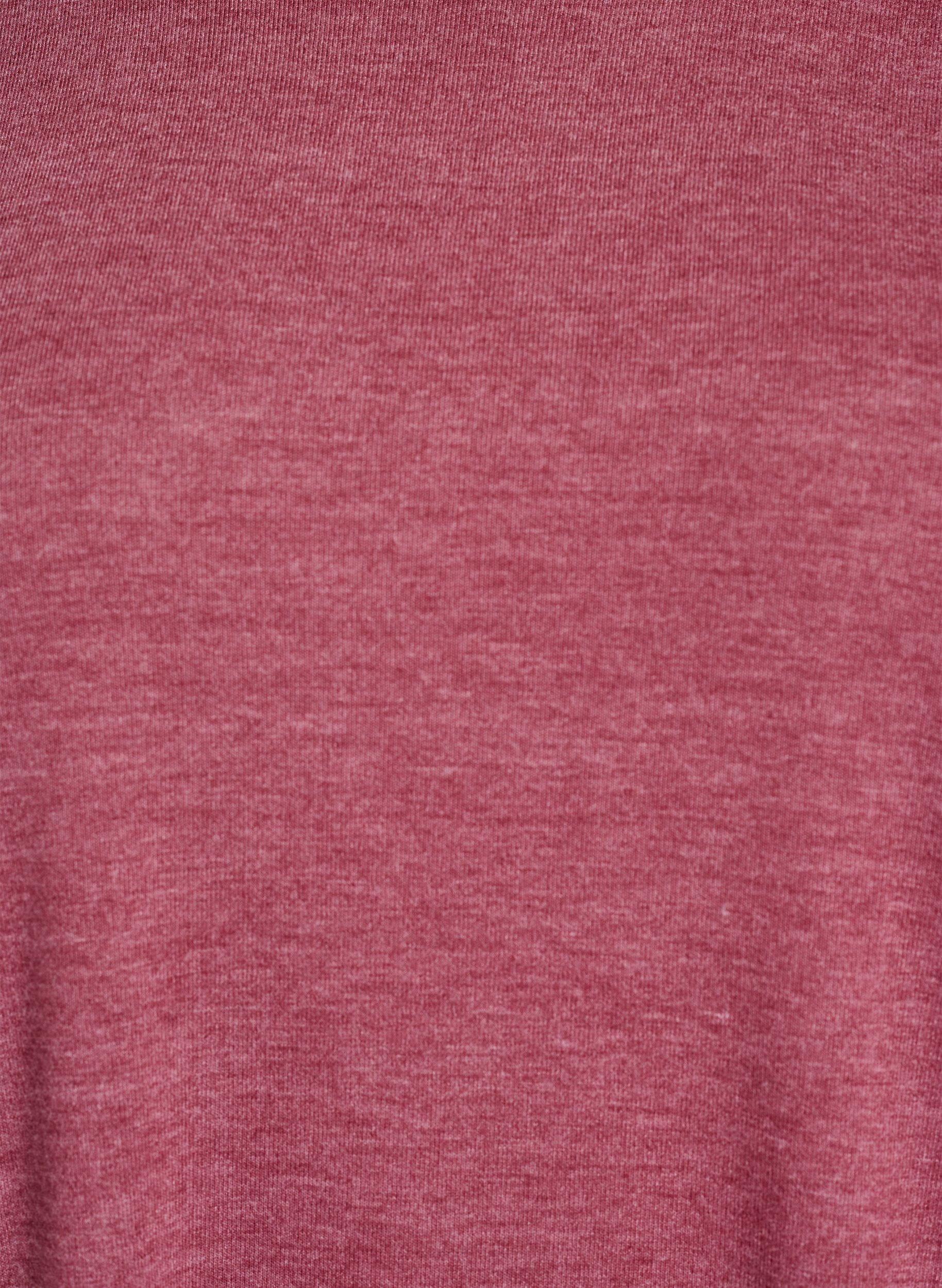ZizziJersey blouse met 3/4 mouwen, Rood, Packshot image number 2