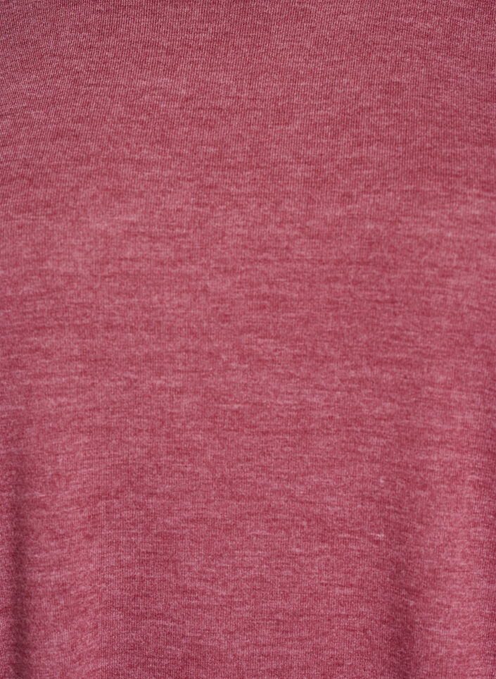 Jersey blouse met 3/4 mouwen, Rood, Packshot image number 2