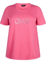 FLASH - T-shirt met motief, Hot Pink Amour