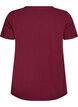 Basic effen katoenen t-shirt, Donker Bordeaux, Packshot image number 1