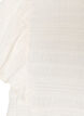 Blouse met smockstructuur en ruchesmouwen, Vanille, Packshot image number 2