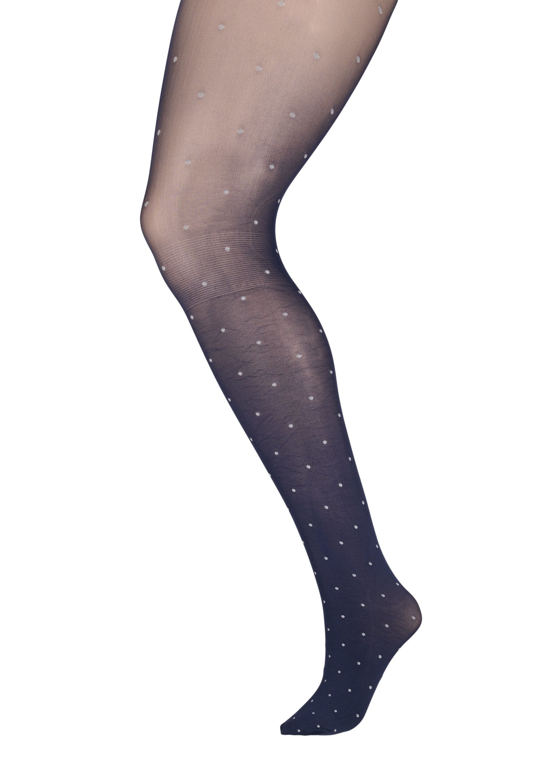 Zizzi 70 denier panty's met stippen, Navy Blazer w. Dot, Packshot image number 0