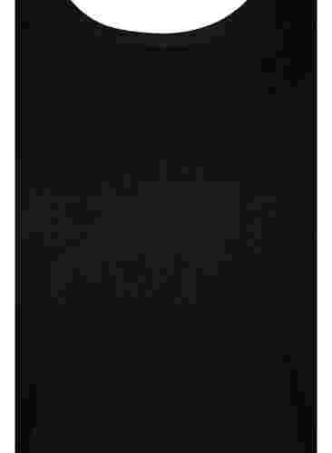 Gebreide tuniek in viscosemix, Black, Packshot image number 2