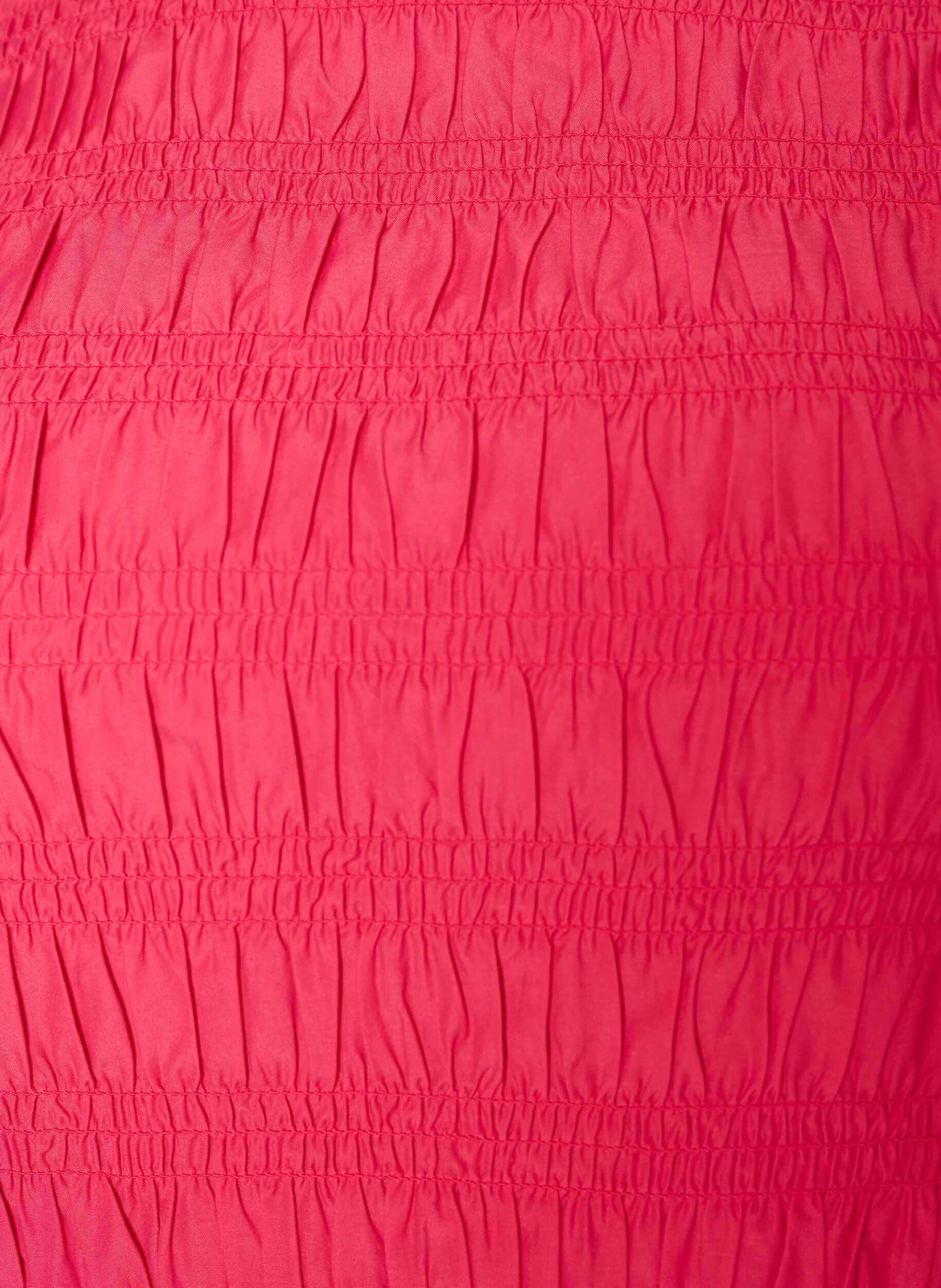 ZizziSmocktop met boothals en peplumzoom, Roze, Packshot image number 2