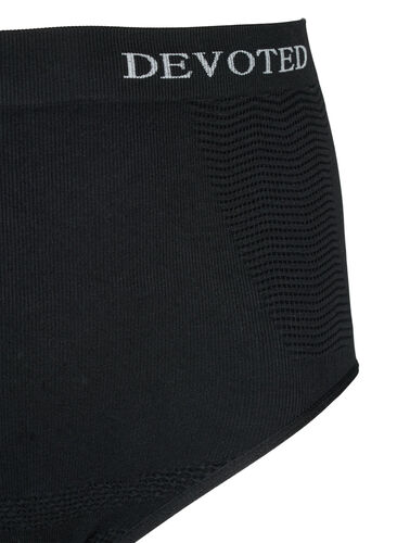 Naadloze legging met hoge taille, Black, Packshot image number 2