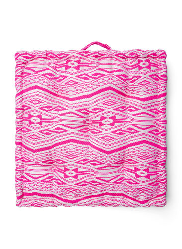 Boxkussen met patroon, Pink, Packshot image number 0
