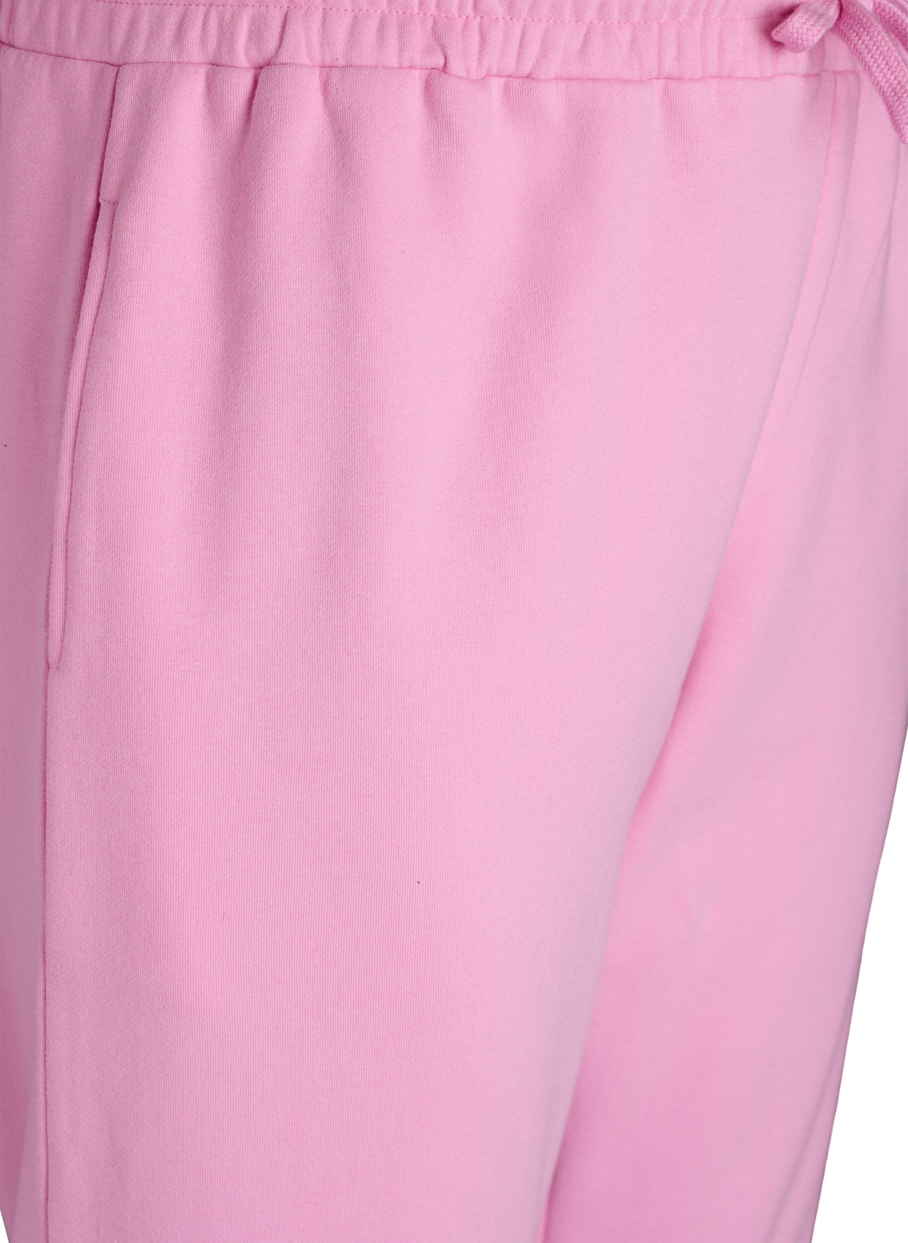 Zizzi Sweatpants met hoge taille, Roze, Packshot image number 2