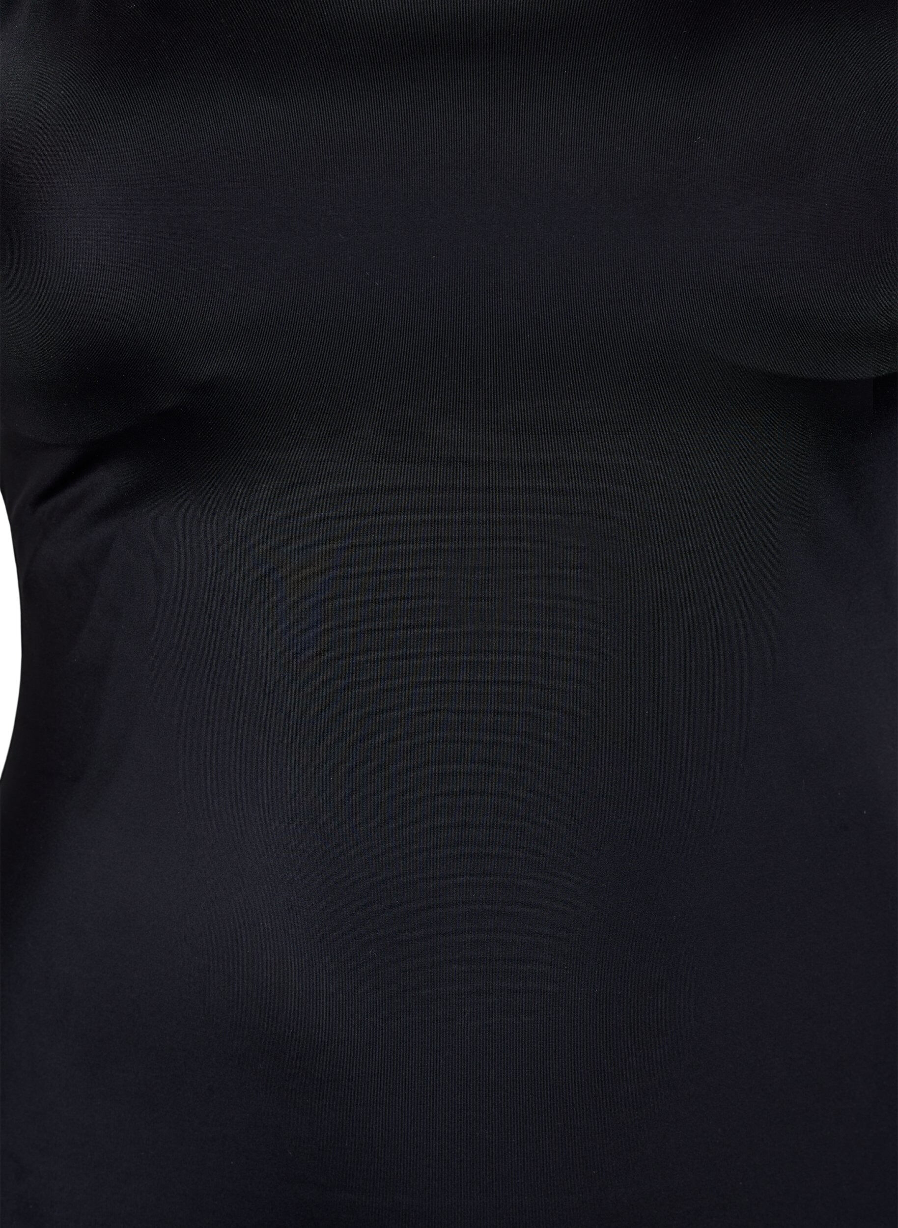 Zizzi Badpak met gekruiste bandjes, Zwart, Packshot image number 2