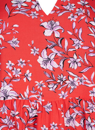 Flash - Bedrukte A-lijn jurk, Poinsettia Flower, Packshot image number 2