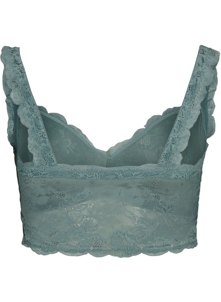Kanten bralette zonder beugel, Balsam Green Ass, Packshot image number 1