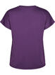 Losvallend trainings-T-shirt met V-hals, Paars, Packshot image number 1