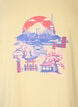 T-shirt met motief, Geel, Packshot image number 2