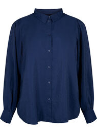 Shirt met lange mouwen van Tencel ™ Modal, Navy Blazer