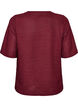 Blouse met structuur en glitter, Rood, Packshot image number 1