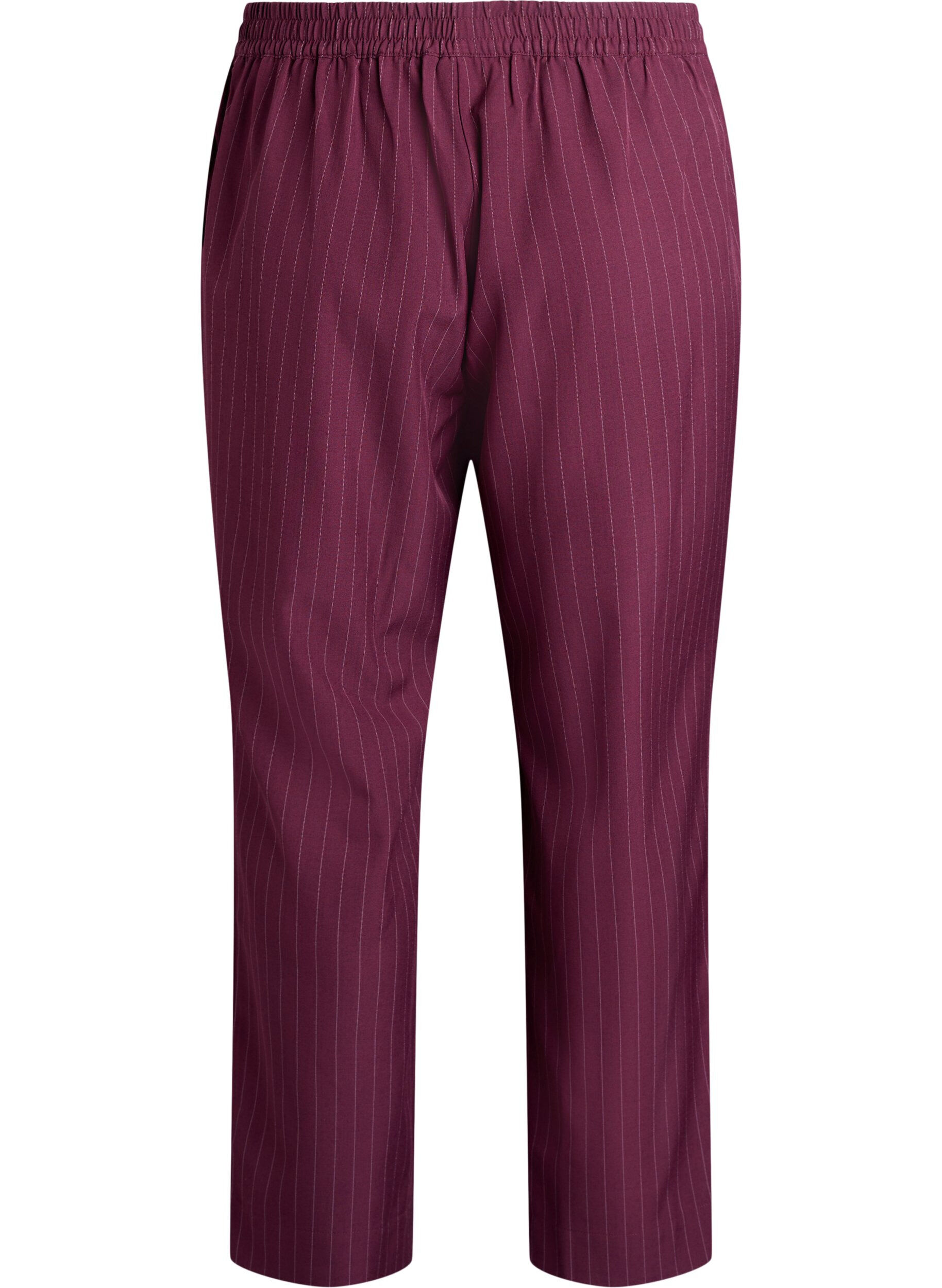 ZizziLosse broek met zakken, Rood, Packshot image number 1