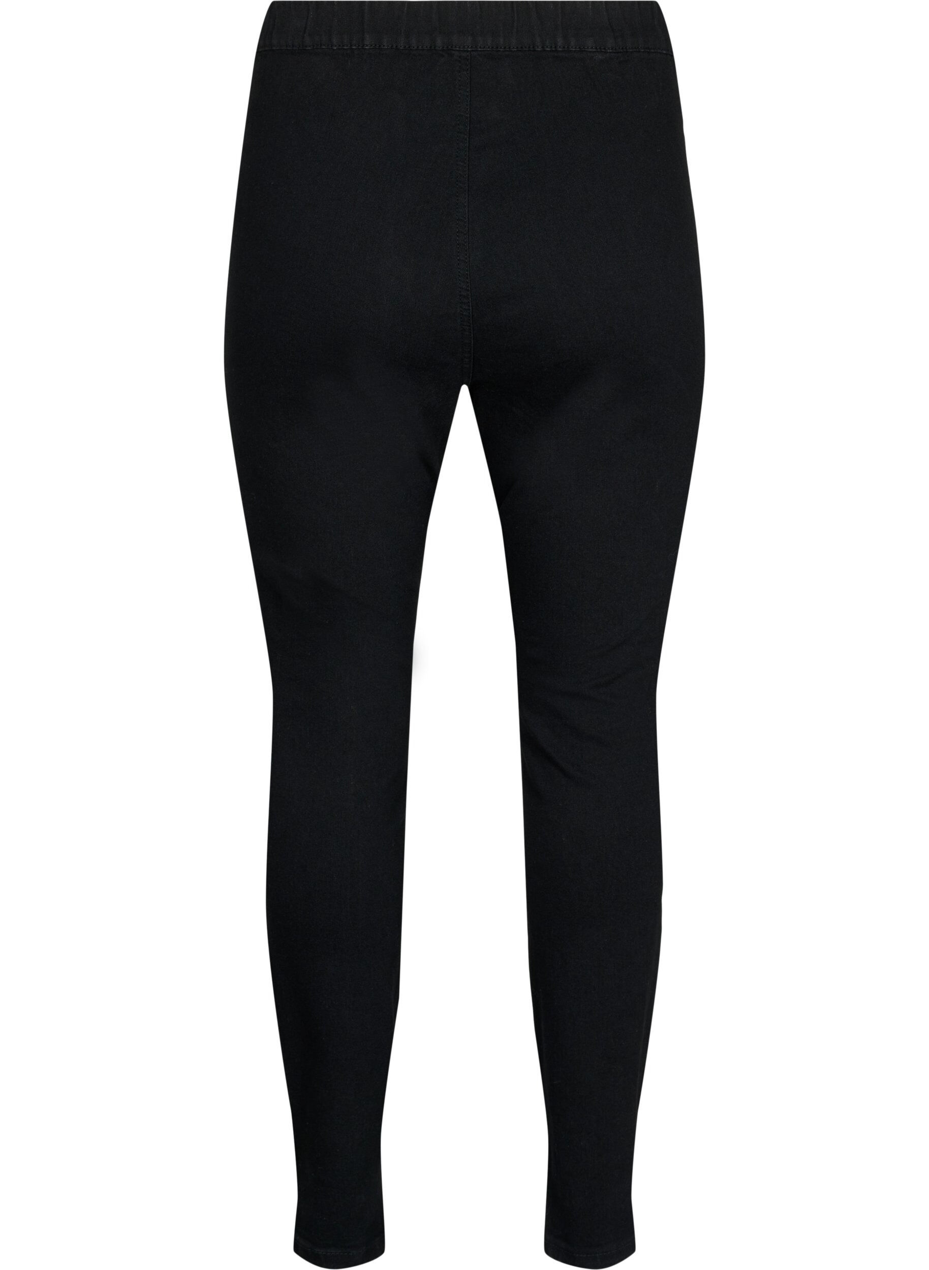 Zizzi FLASH - Nauwsluitende jeggings met hoge taille, Black, Packshot image number 1