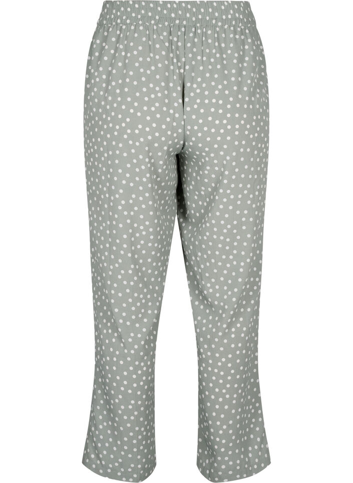 FLASH - Broek met print en zakken, Iceberg Green Dot, Packshot image number 1