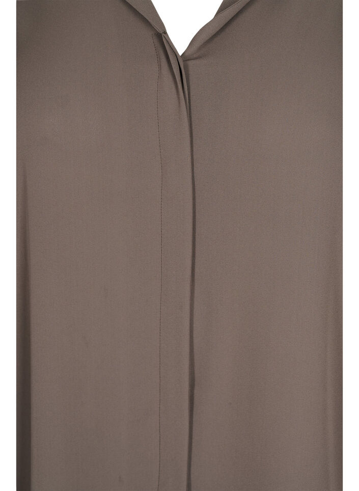 Effen kleur overhemd met v-hals, Falcon, Packshot image number 2