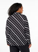 Gestreepte shirt met lange mouwen, Black Stripe, Model image number 1