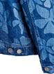 Denimjack met bloemenpatroon, Blauw, Packshot image number 4
