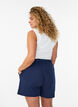 Korte broek met losse pasvorm en zakken, Blauw, Model image number 2