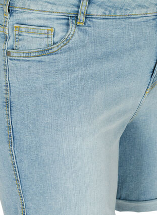 Denim shorts, Light Stone Wash, Packshot image number 2