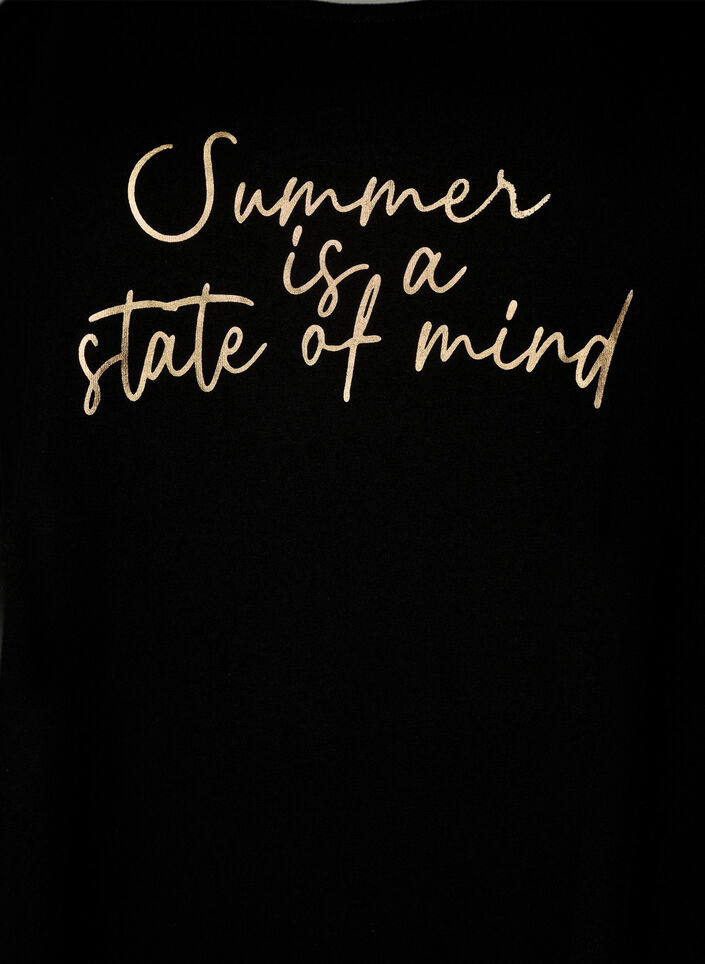 Mouwloze A-lijn jurk, Zwart, Packshot image number 2