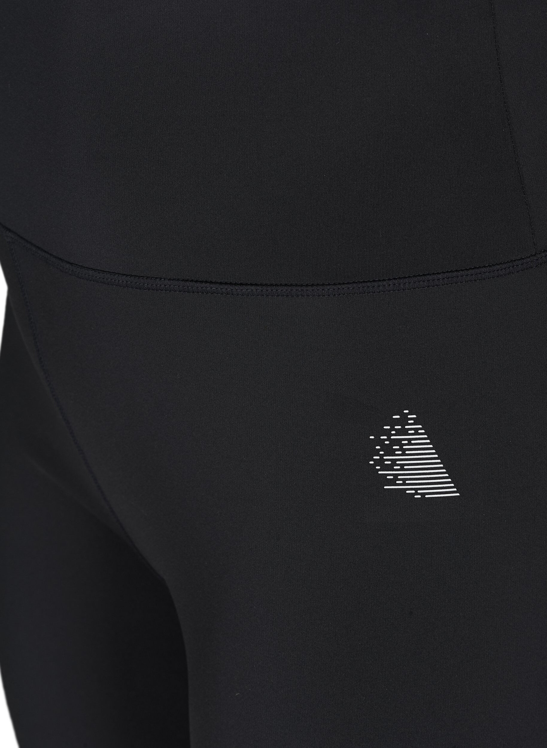 Zizzi Strakke sport shorts, Zwart, Packshot image number 3