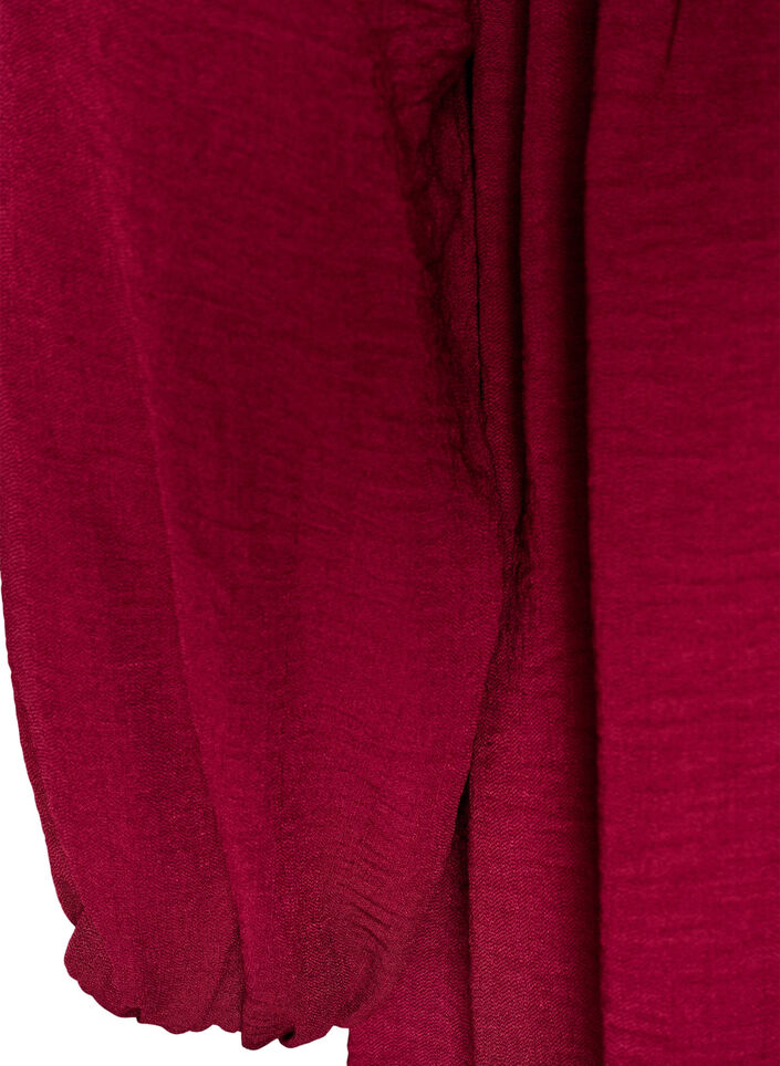 A-lijn jurk met een empirelijn, Rood, Packshot image number 3