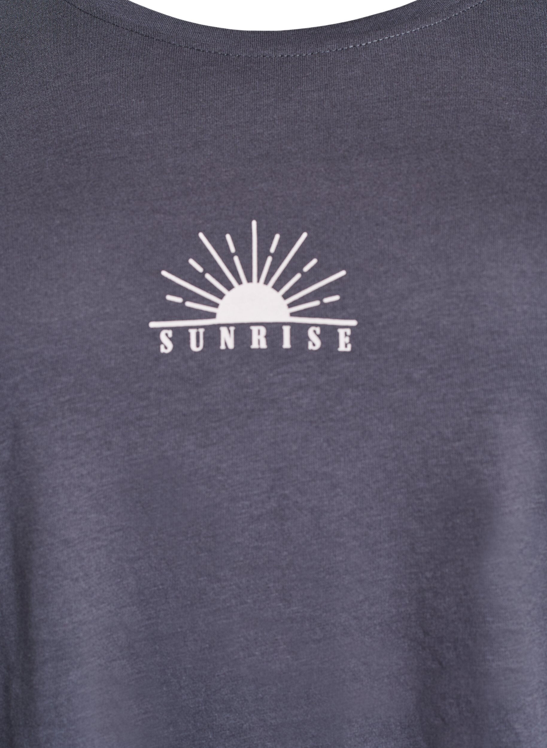 Zizzi FLASH - T-shirt met motief, Grijs, Packshot image number 2