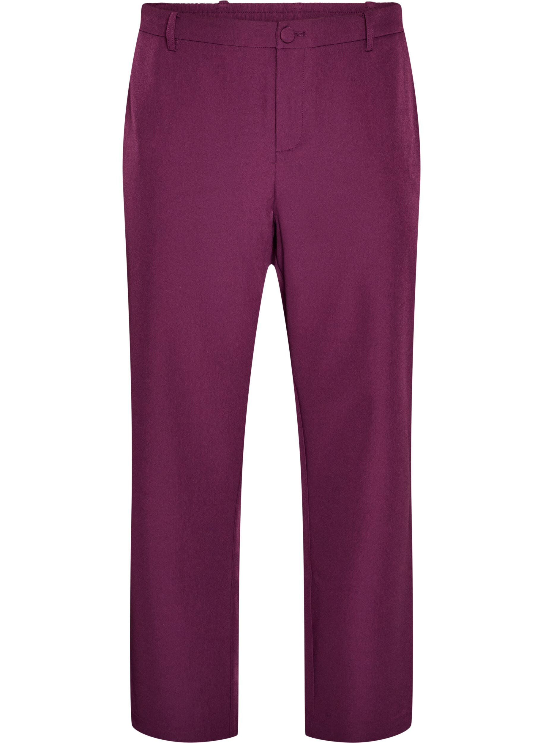 Broek met zakken en rechte pijpen